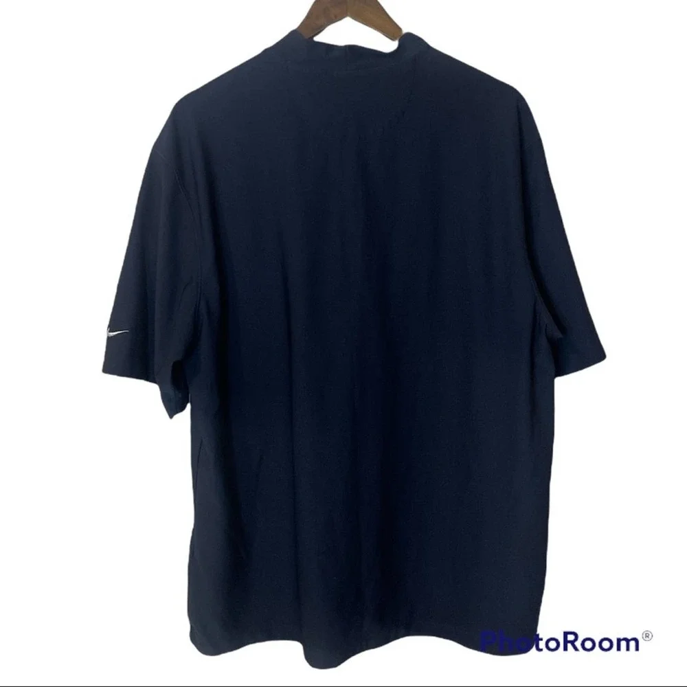 Nike Golf Dri-Fit Navy Blue Short Sleeve Shirt Men’s Size XL - Picture 2 of 7